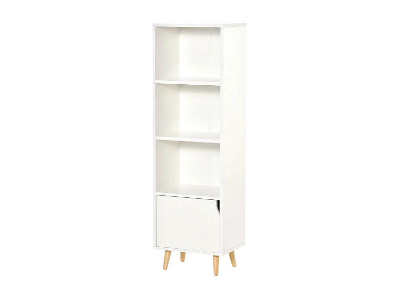 Estantería blanco 40x30x129.5 cm HOMCOM