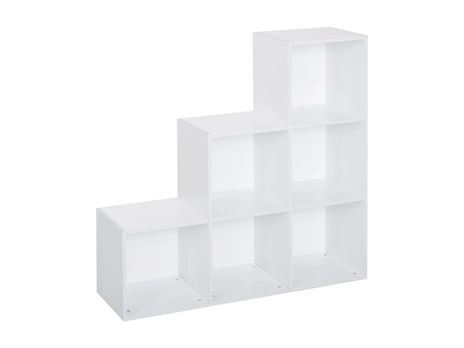 Estantería en forma de escalera blanco 91.5x29.5x91.5 cm HOMCOM