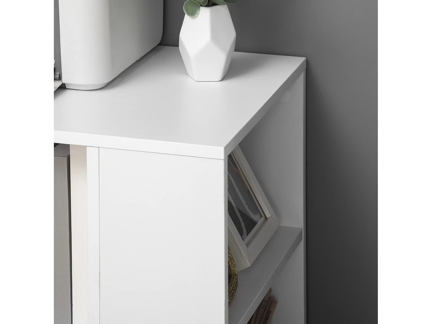 Armario para impresora blanco 60x40x75.8 cm Vinsetto