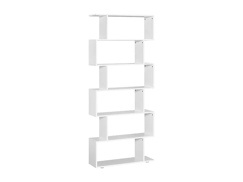 Estantería librería blanco 80x24x191cm HOMCOM