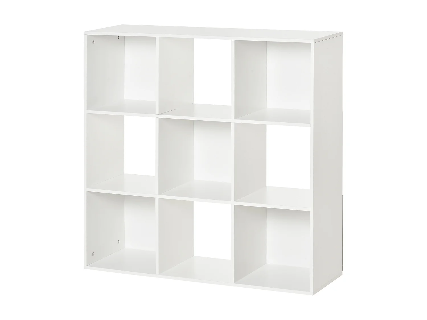 Estantería librería 3 niveles blanco 91.5x29.5x91.5cm HOMCOM