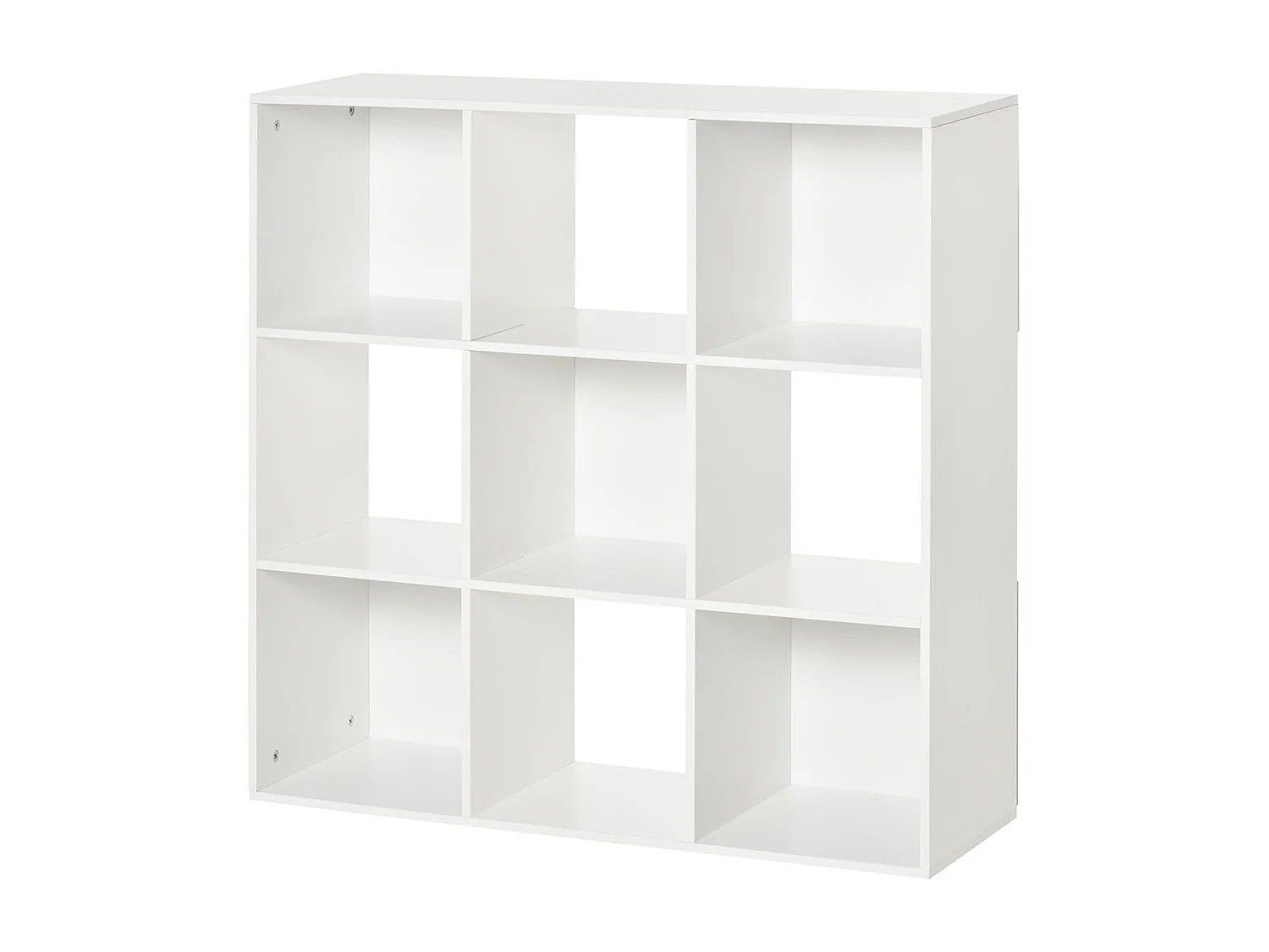 Estantería librería 3 niveles blanco 91.5x29.5x91.5cm HOMCOM