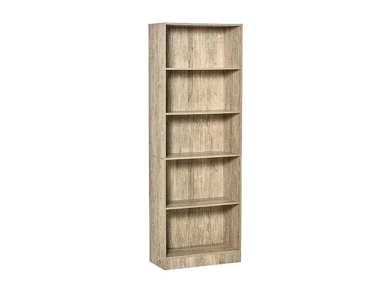 Librería natural 63x29.5x176 cm HOMCOM