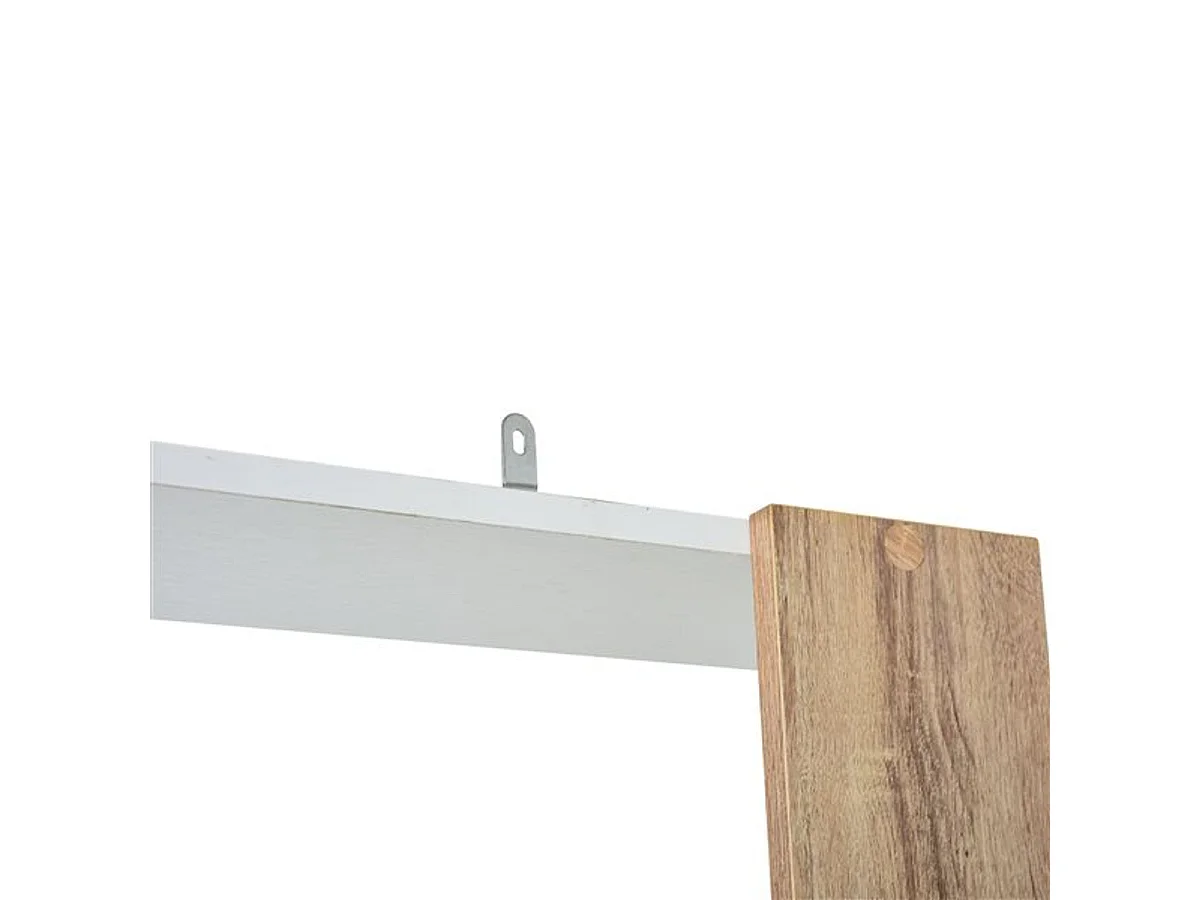 Estantería de almacenamiento roble, blanco 45x21x170 cm HOMCOM