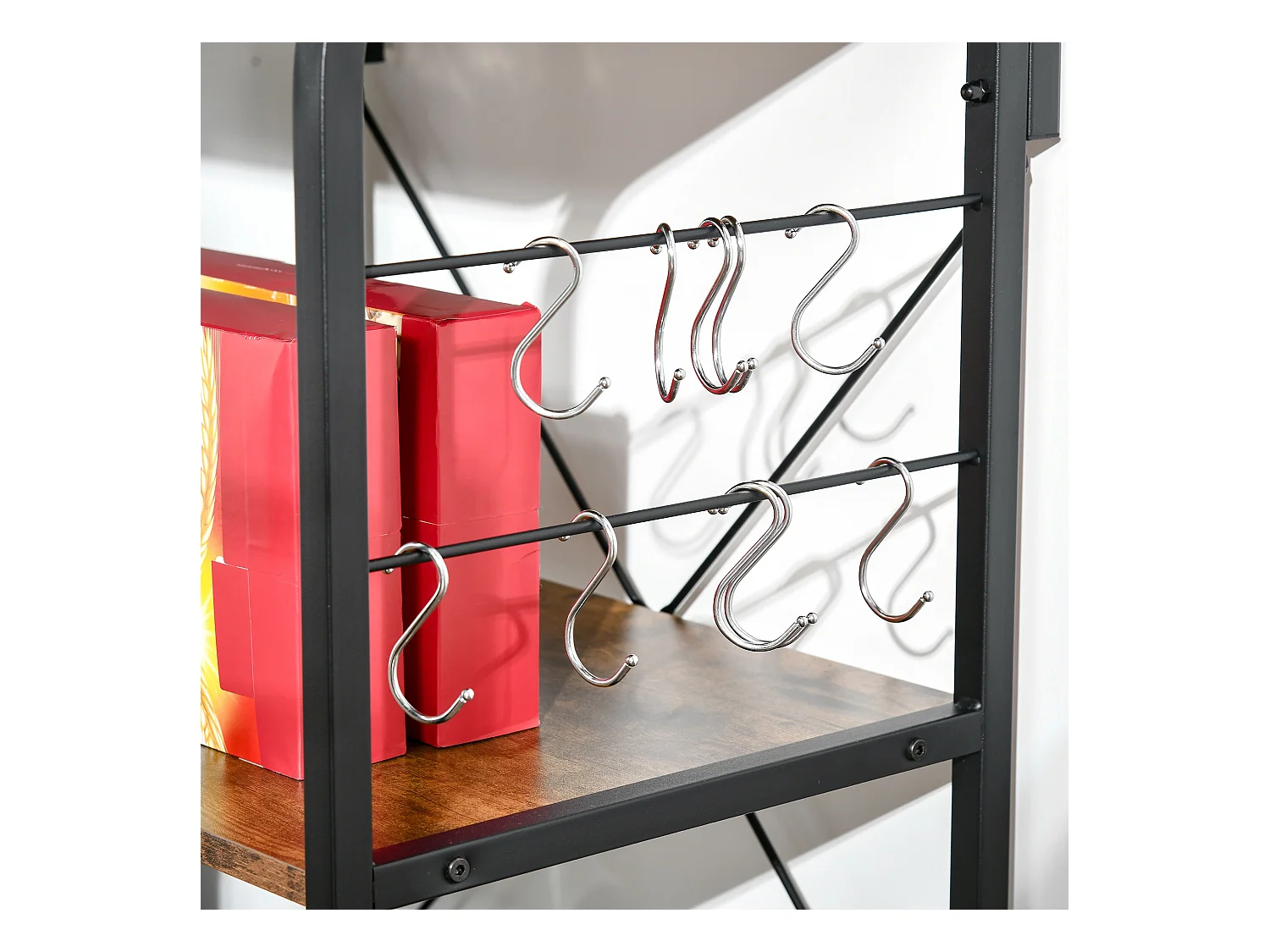 Estante de cocina madera natural 60x40x125 cm HOMCOM