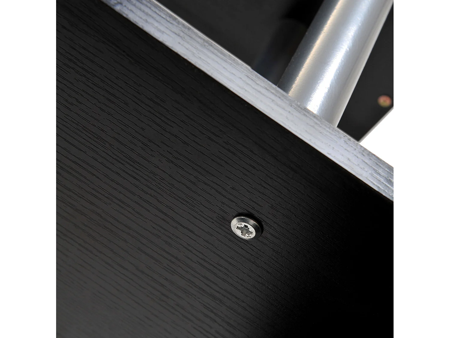 Librería mueble negro 80x30x145 cm HOMCOM