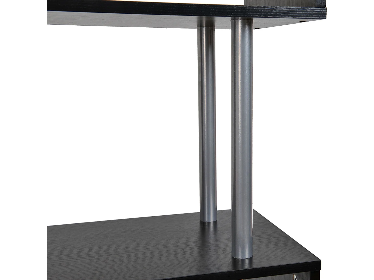 Librería mueble negro 80x30x145 cm HOMCOM