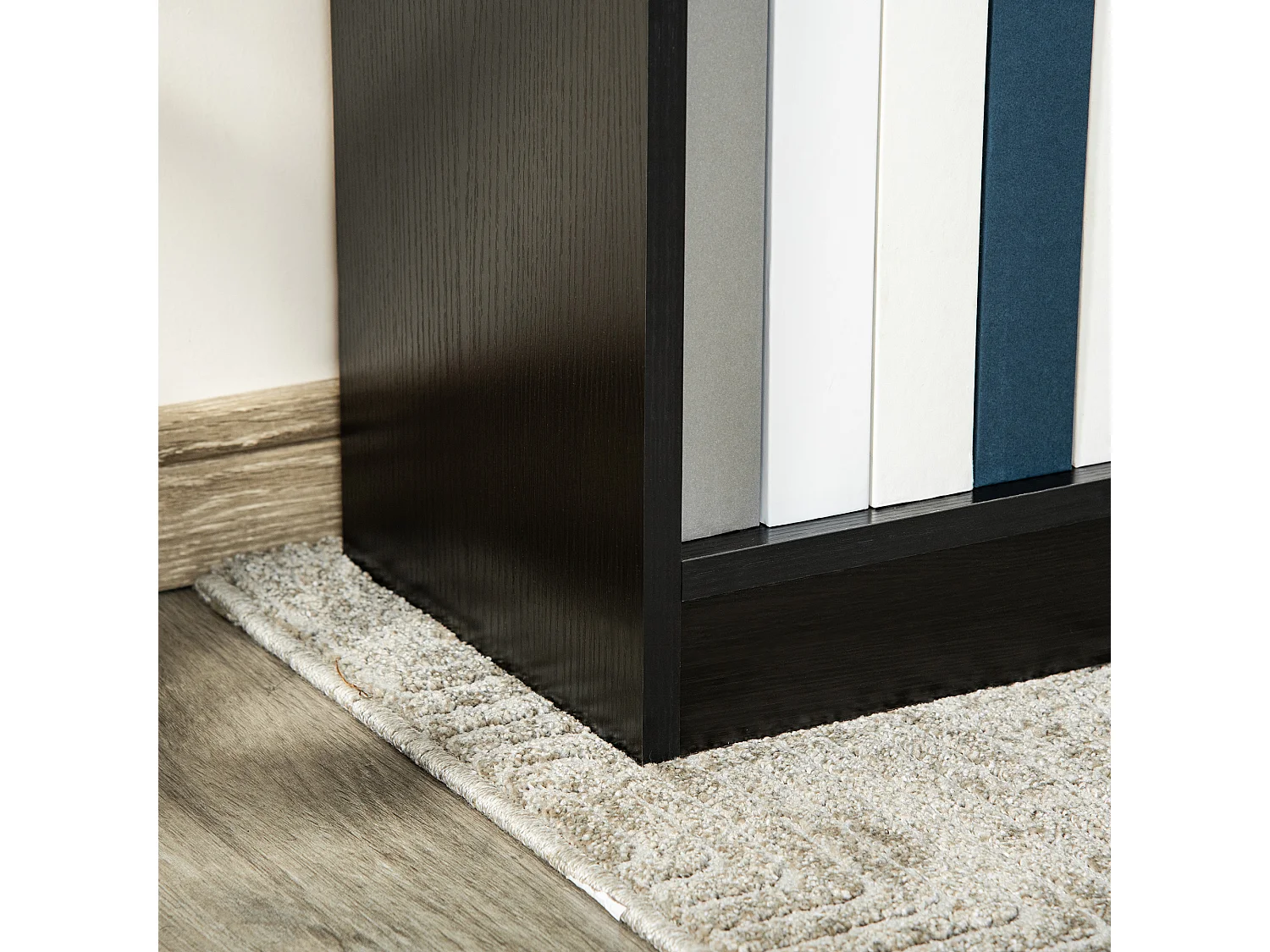 Estantería negro 62.2x24x102.4 cm HOMCOM