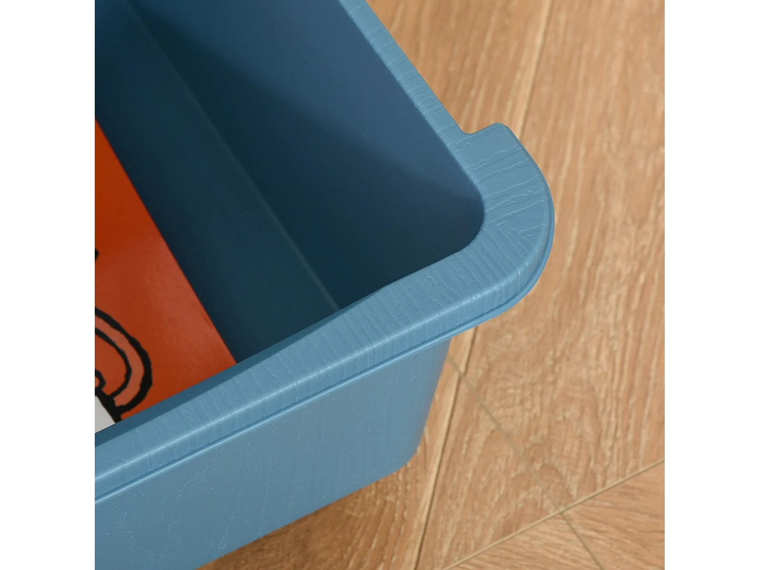 Torre de almacenamiento infantil azul 37x37x56.5 cm HOMCOM