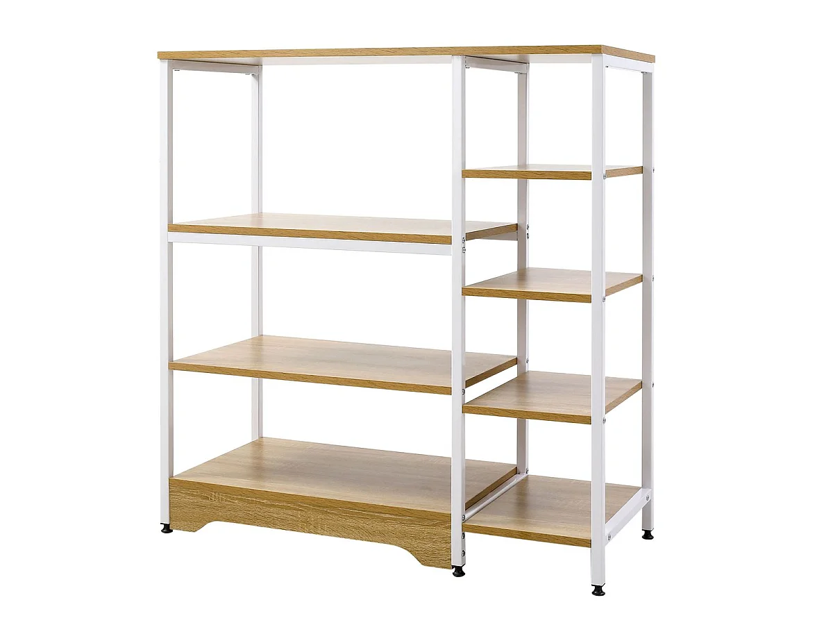Estante de cocina madera natural 90x40x95 cm HOMCOM
