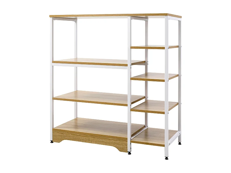 Estante de cocina madera natural 90x40x95 cm HOMCOM