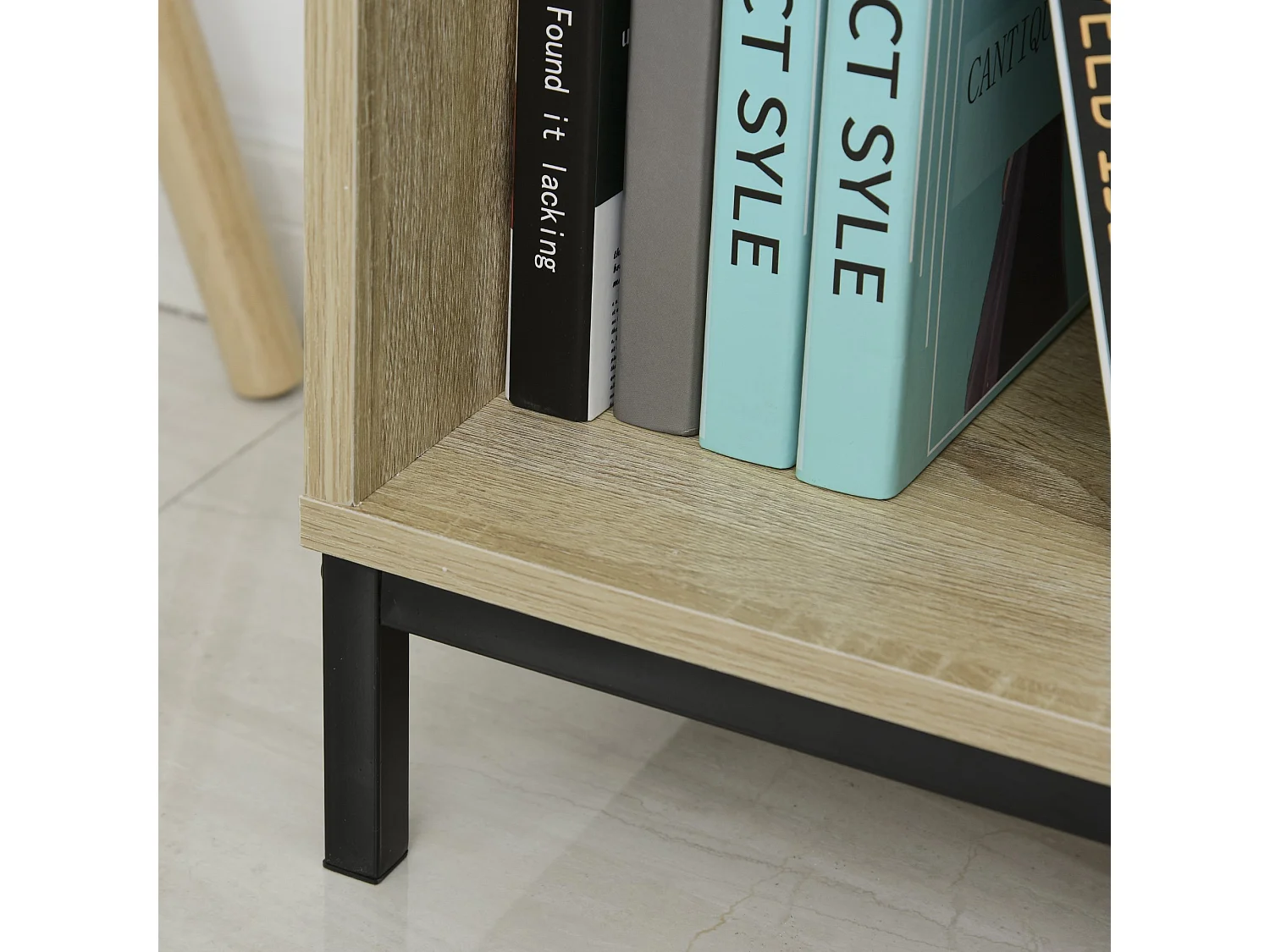 Estantería para libros madera natural 60x30x150 cm HOMCOM