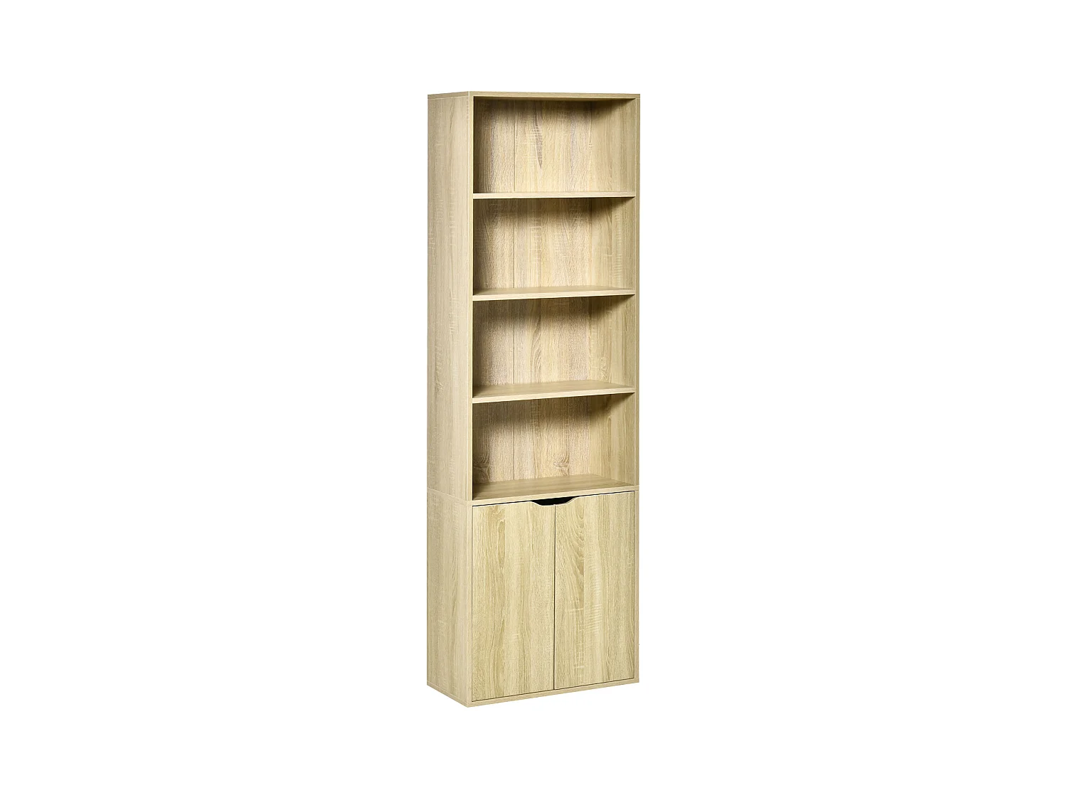 Estantería para libros madera natural 59x29x180 cm HOMCOM