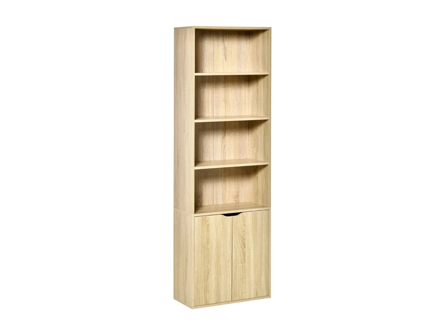 Estantería para libros madera natural 59x29x180 cm HOMCOM
