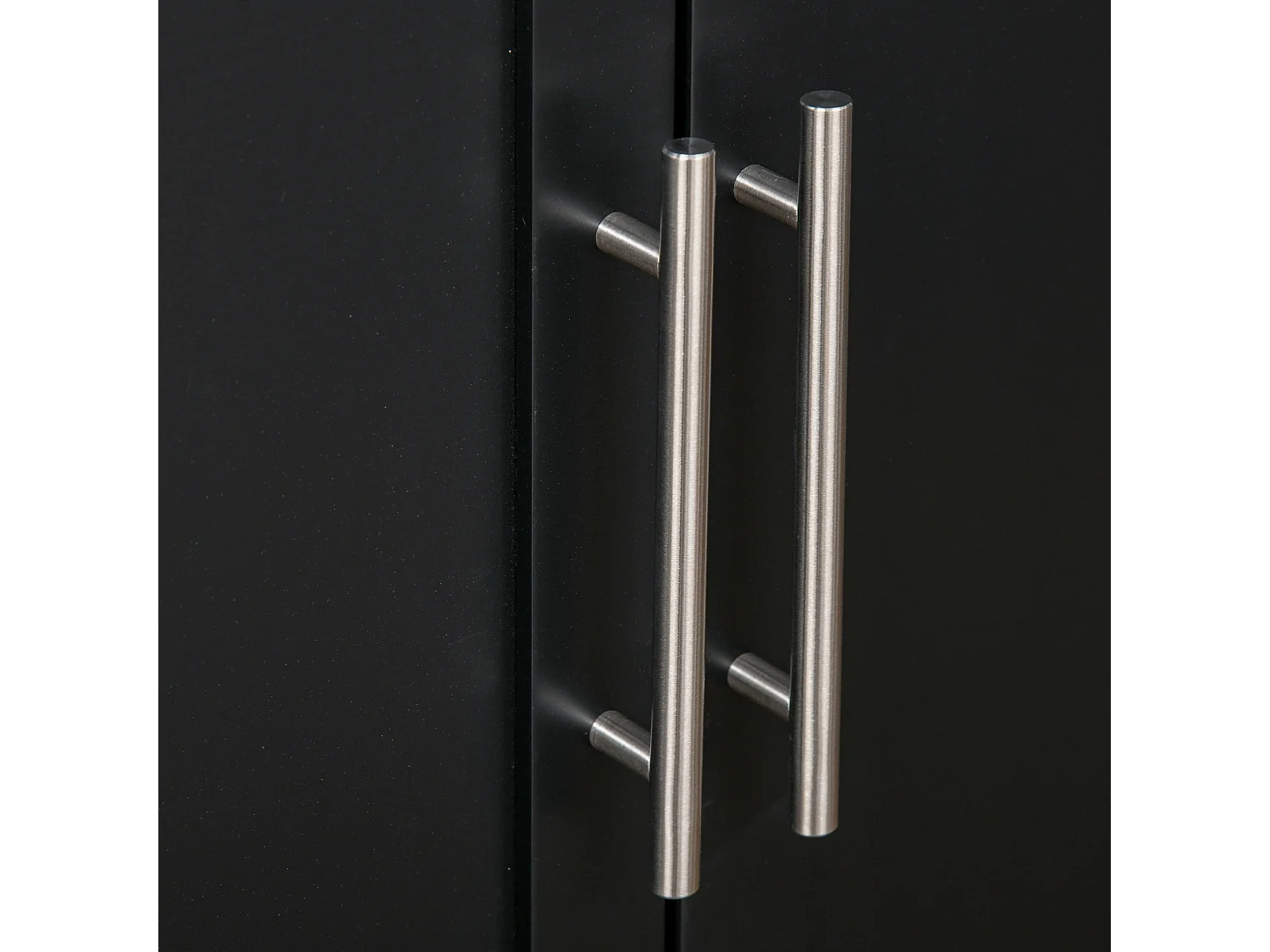 Carro de cocina negro 109x40x89 cm HOMCOM