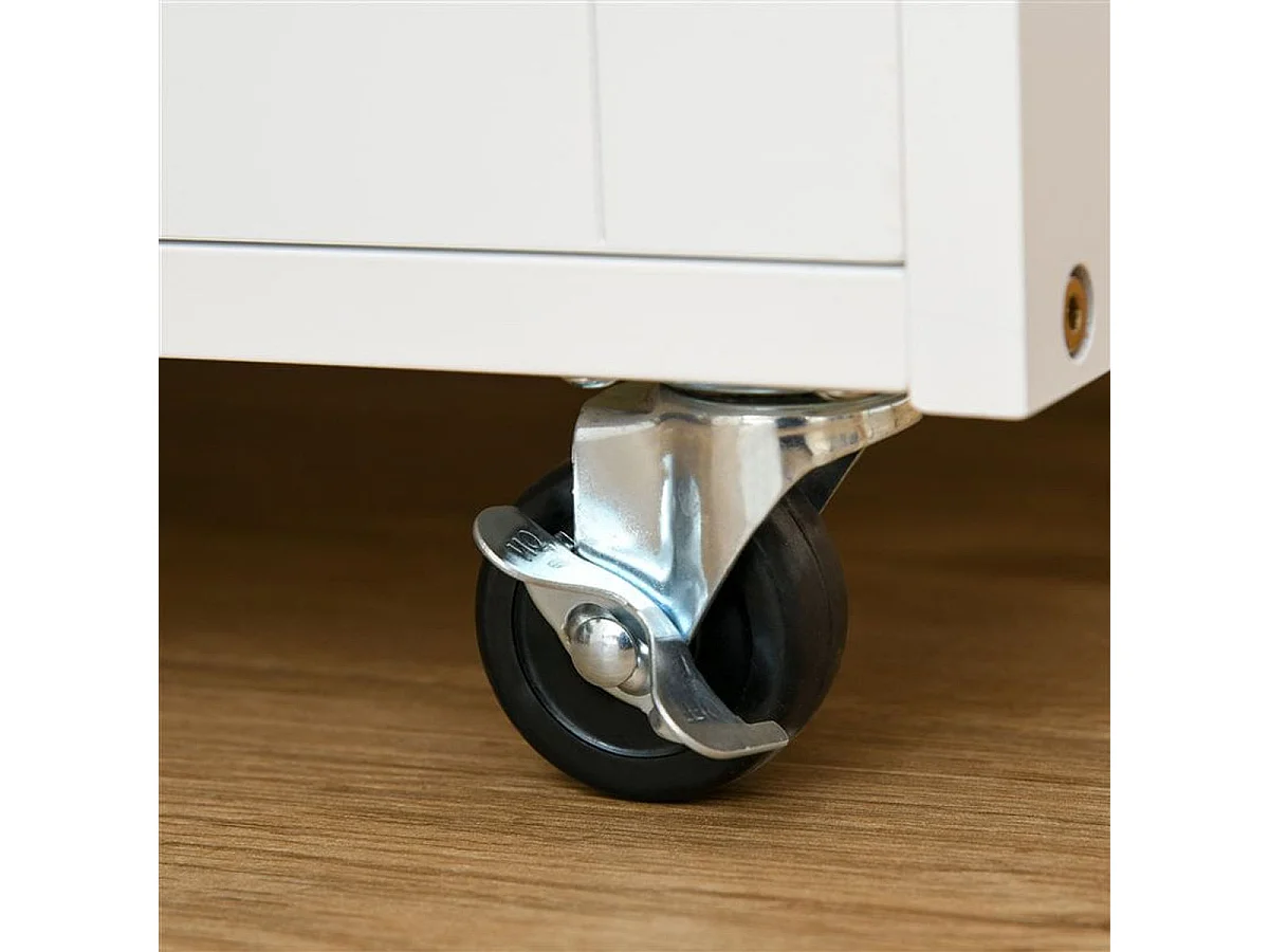 Carro de cocina blanco 67x37x87 cm HOMCOM