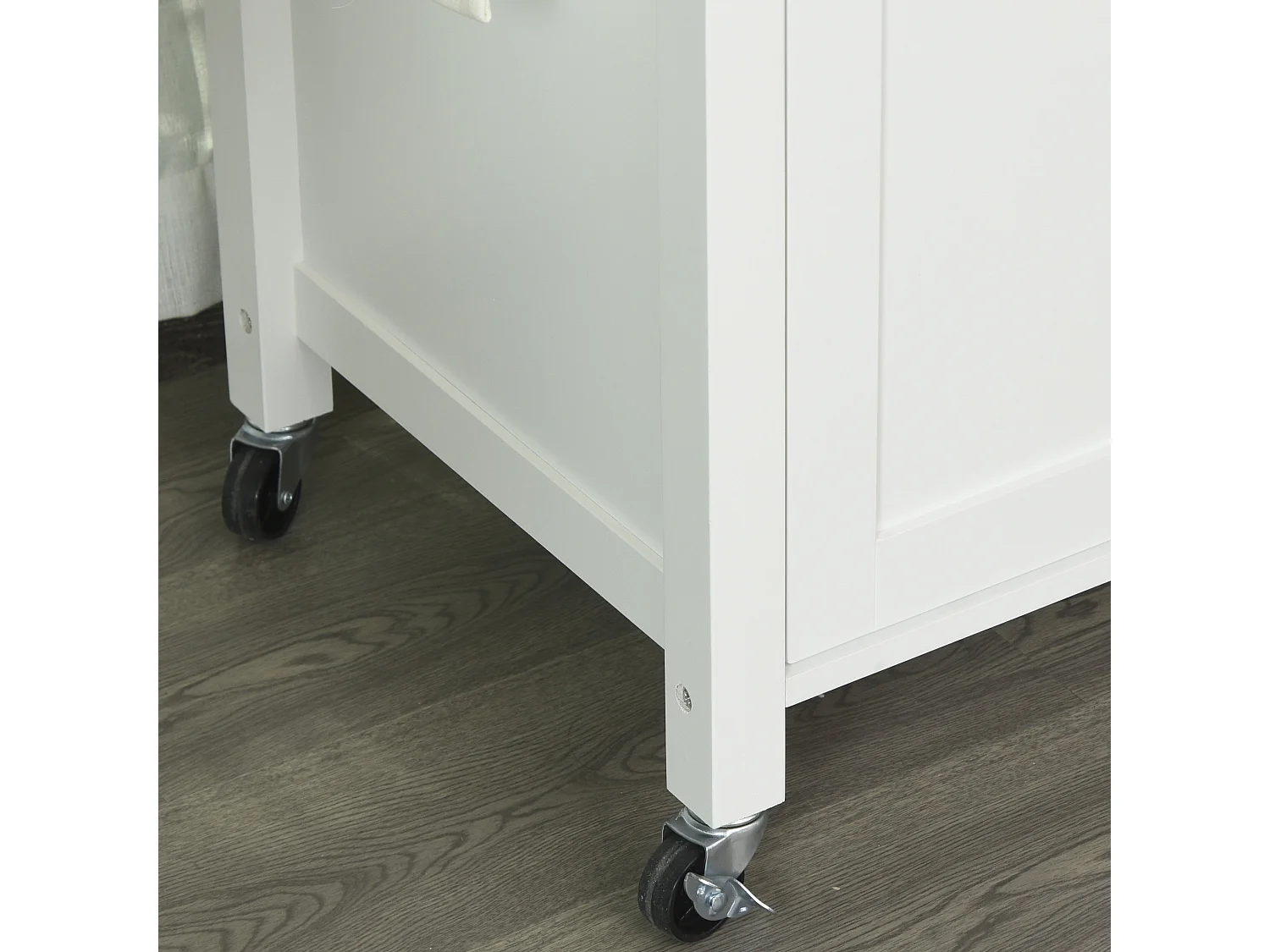 Isla de cocina blanco 107.5x48x89 cm HOMCOM