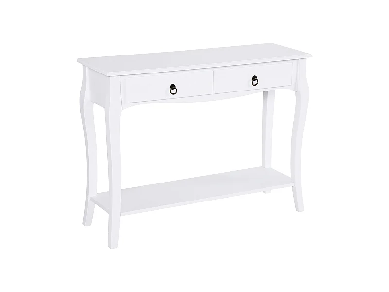 Mesa consola blanco 100x33x75 cm HOMCOM