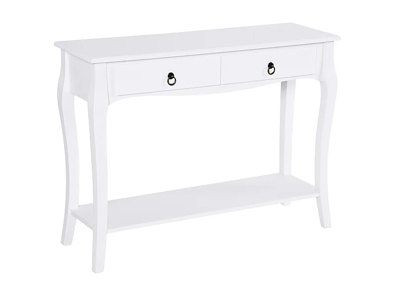 Mesa consola blanco 100x33x75 cm HOMCOM