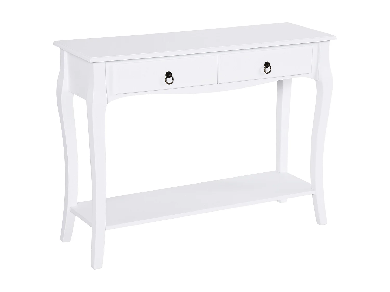Mesa consola blanco 100x33x75 cm HOMCOM