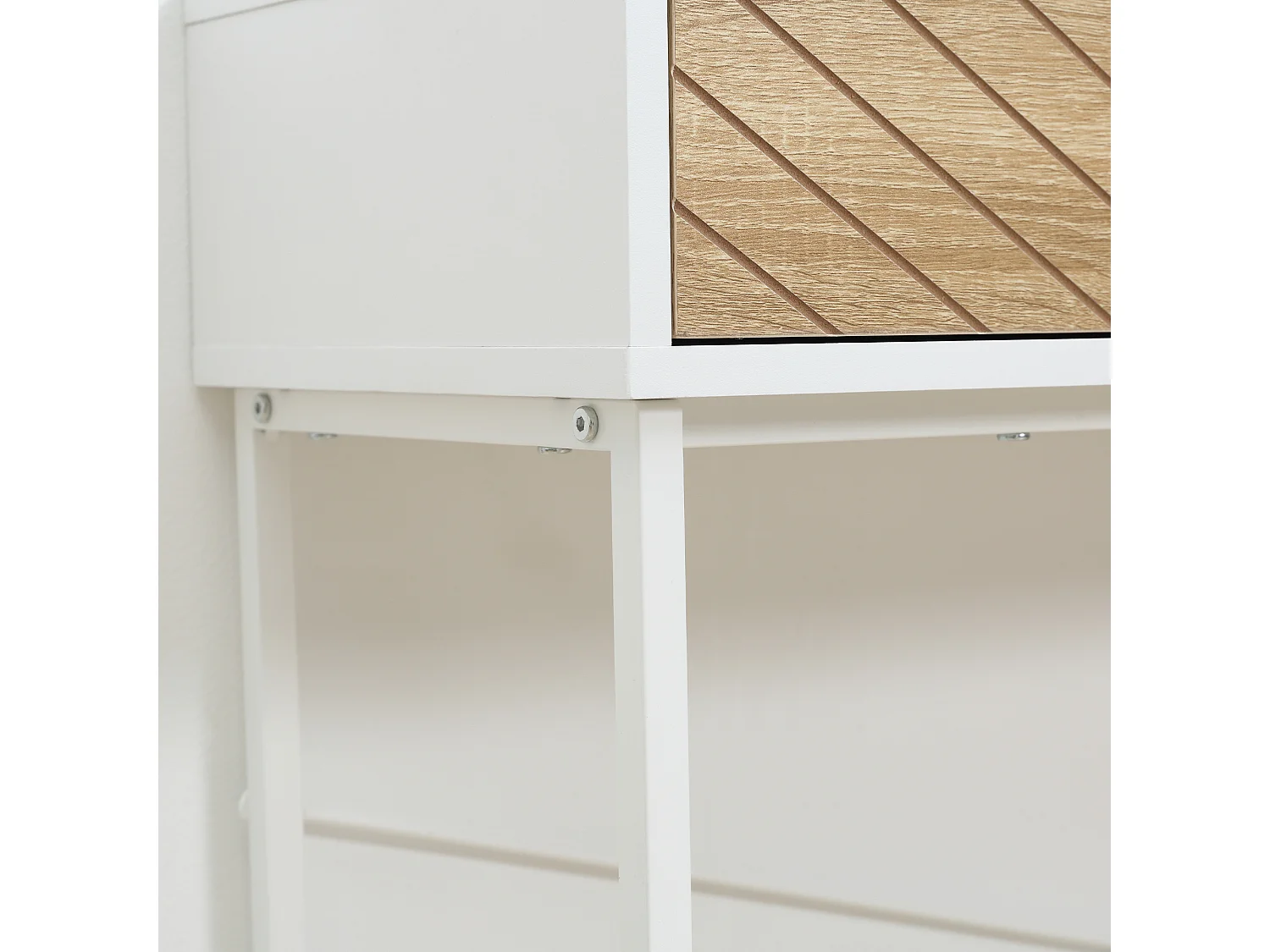 Mesa de consola blanco 100x30x75 cm HOMCOM