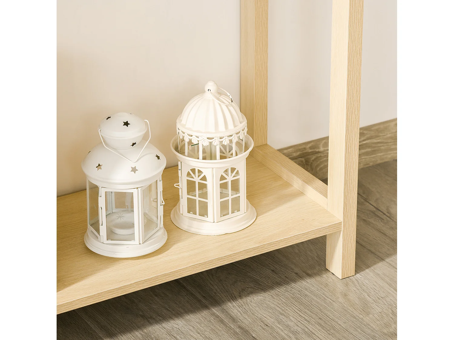 Mesa consola natural 100x30x76 cm HOMCOM