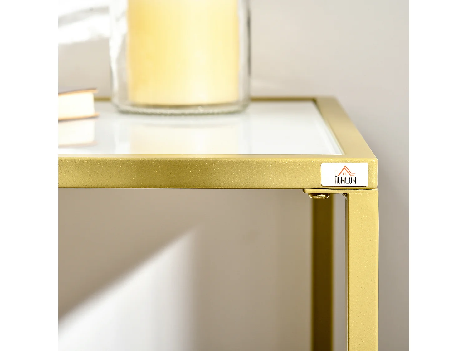 Mesa consola blanco 100.5x35.5x80 cm HOMCOM