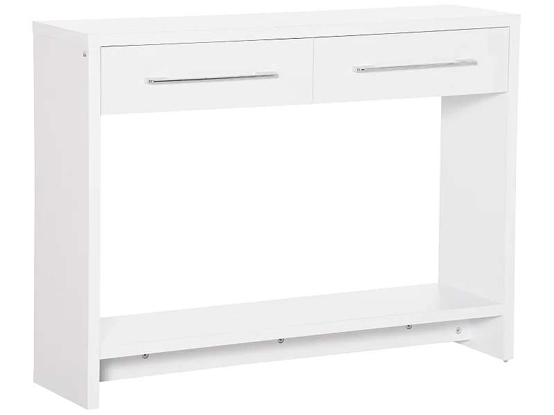Mesa consola blanco 101.6x28x76.2 cm HOMCOM