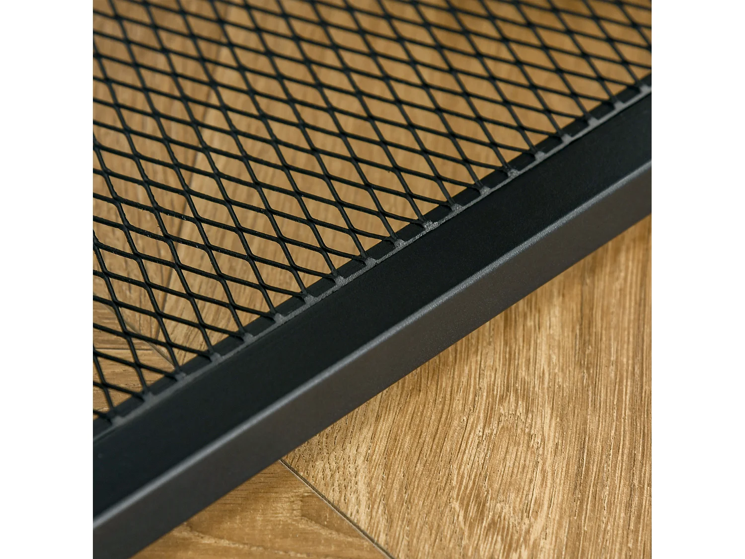 Mesa consola negro 108x28x85 cm HOMCOM