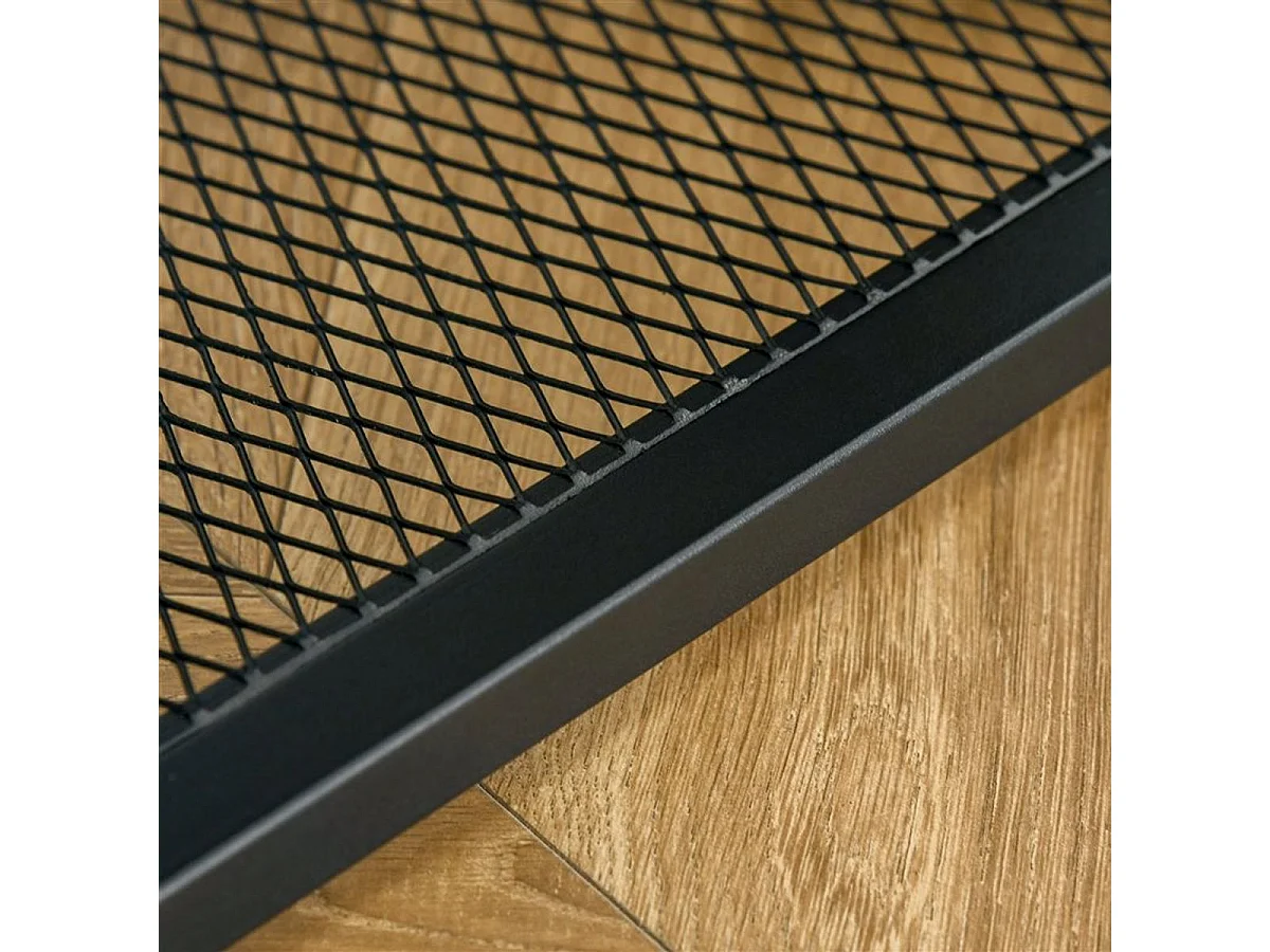 Mesa consola negro 108x28x85 cm HOMCOM