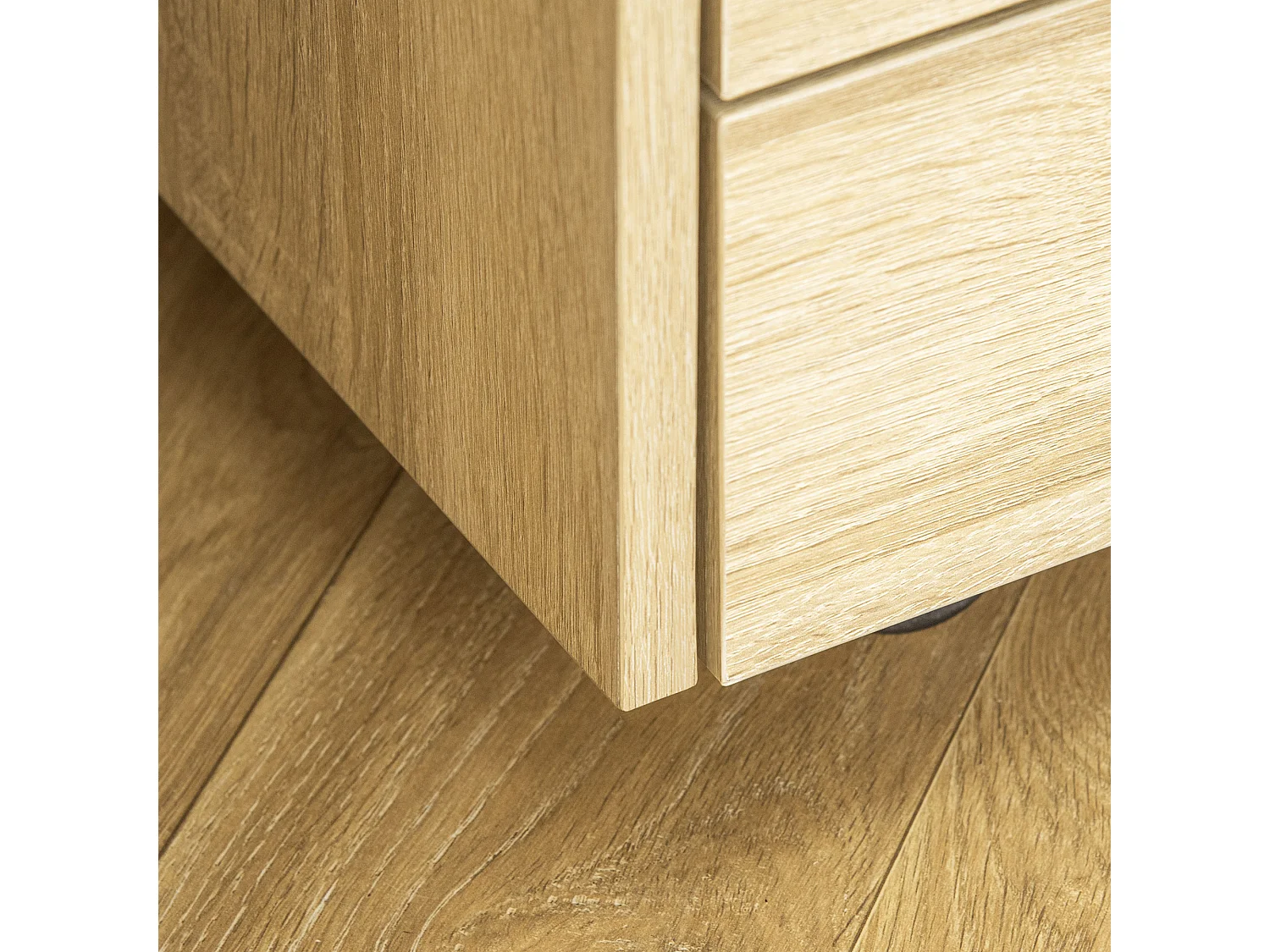 Cajonera de oficina madera natural 40x36x65 cm Vinsetto