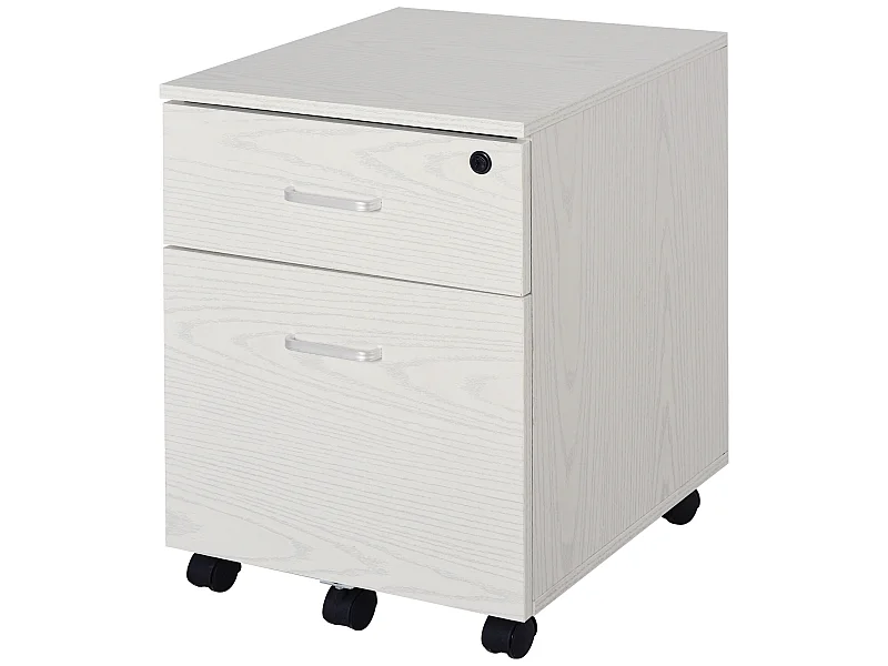 Armario de archivador móvil blanco 40x45x55.6 cm Vinsetto