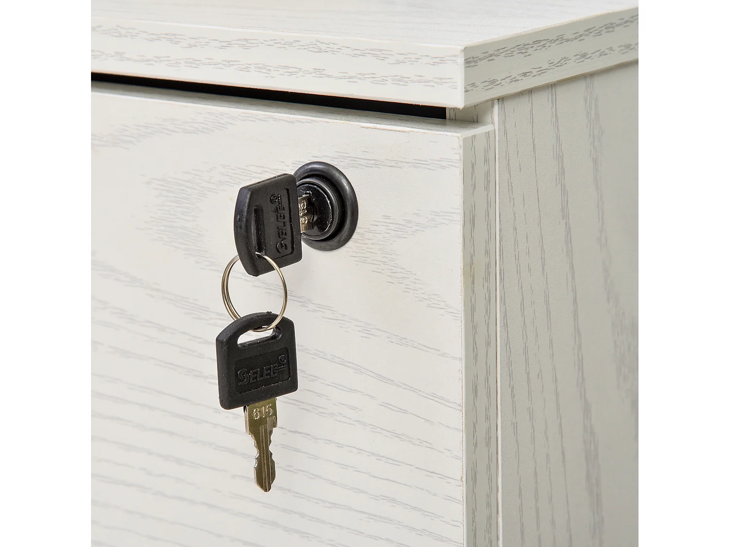 Armario de archivador móvil blanco 40x45x55.6 cm Vinsetto