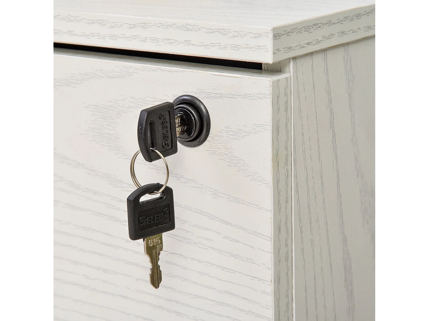 Armario de archivador móvil blanco 40x45x55.6 cm Vinsetto