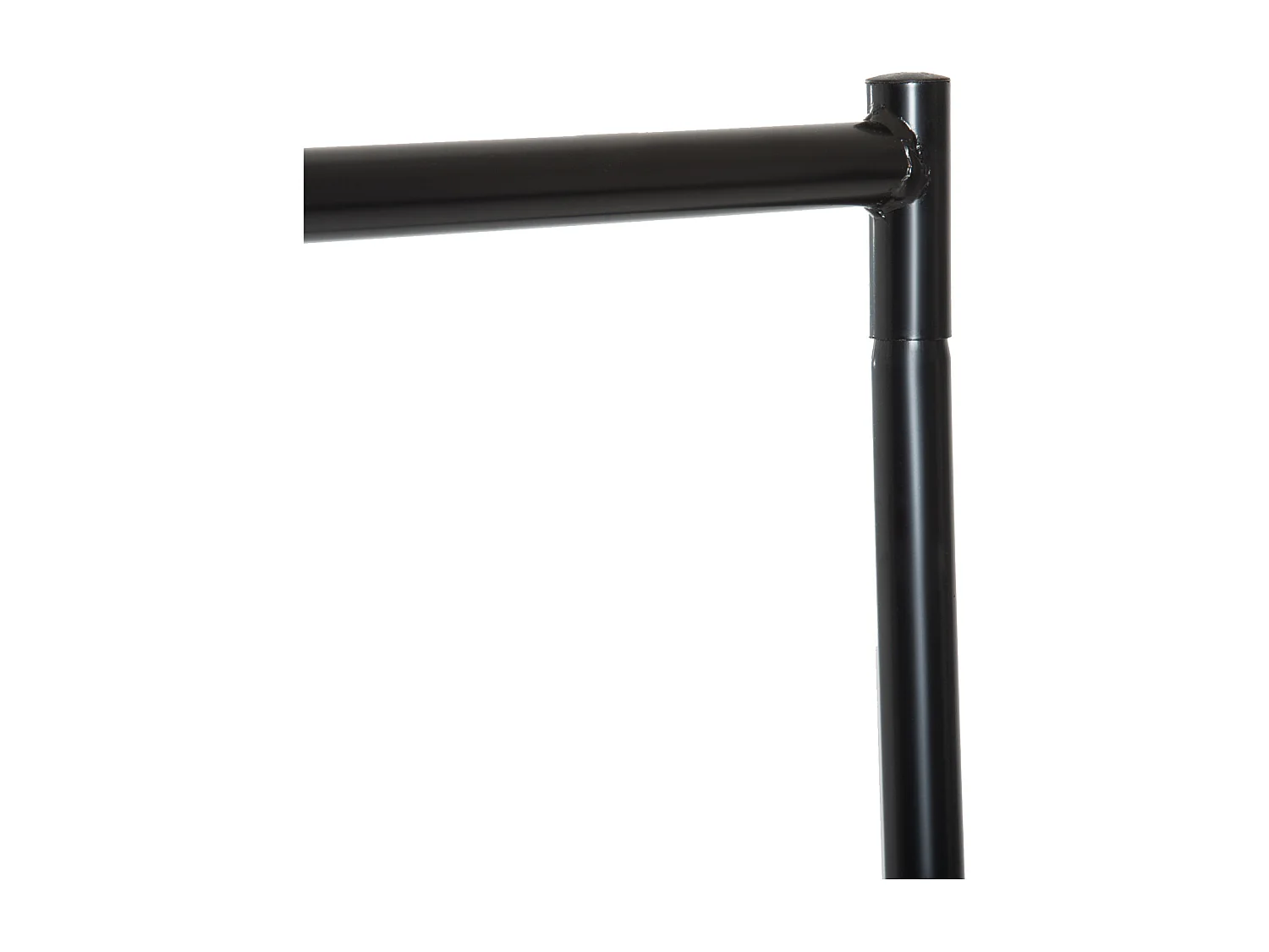 Perchero colgador con ruedas negro 150x60x170 cm HOMCOM