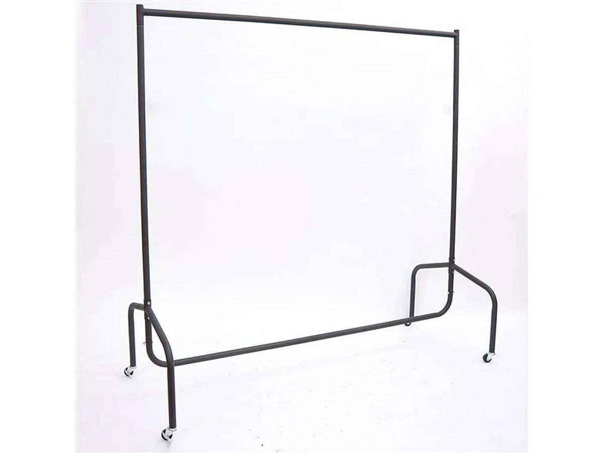 Perchero colgador con ruedas negro 150x60x170 cm HOMCOM