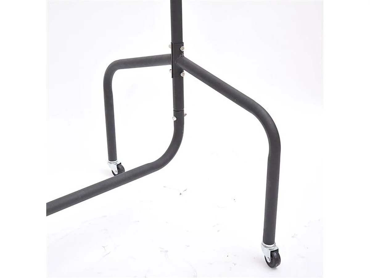 Perchero colgador con ruedas negro 150x60x170 cm HOMCOM