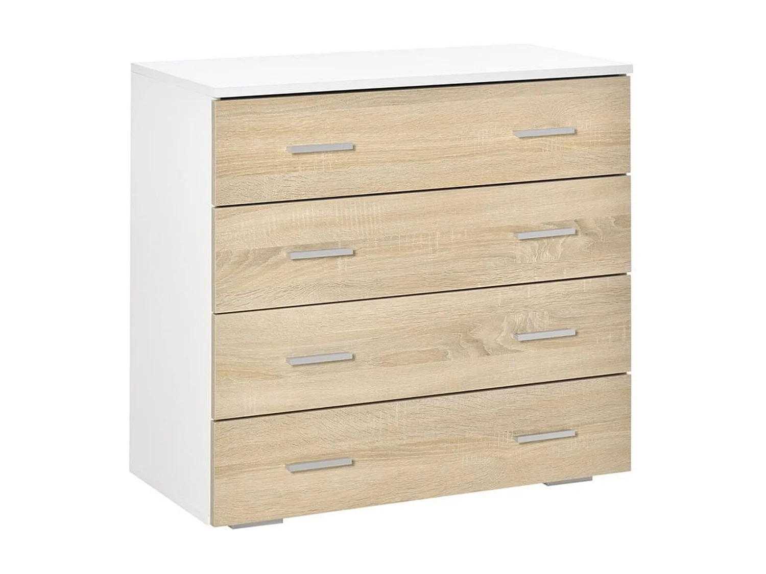 Cómoda roble 76x35x72 cm HOMCOM