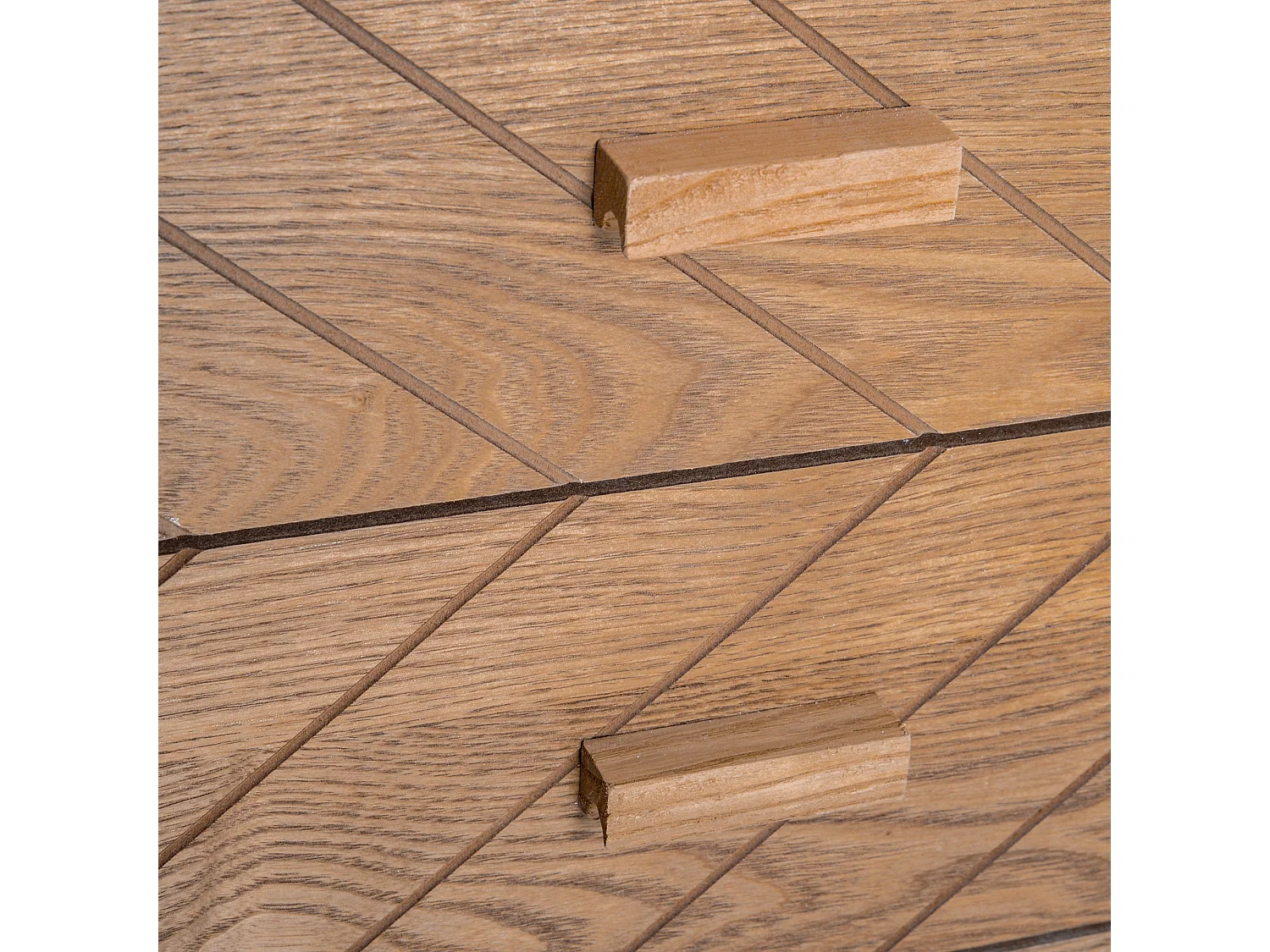 Mesita de noche blanco y madera 40x30x75cm HOMCOM