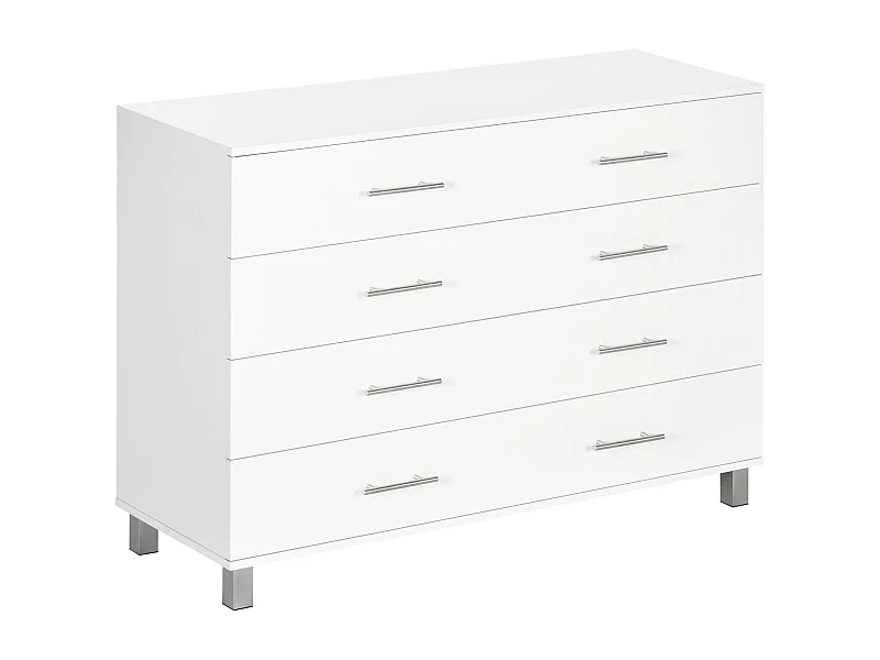 Cómoda con cajones blanco 112x38.2x81 cm HOMCOM