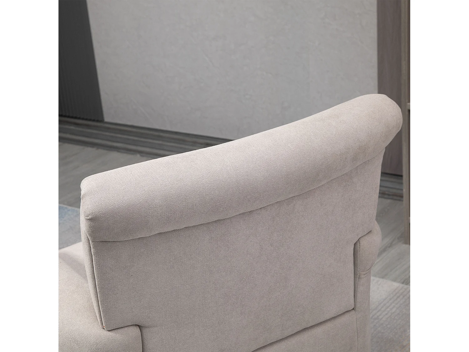 Butaca de salón gris 79x78x87 cm HOMCOM