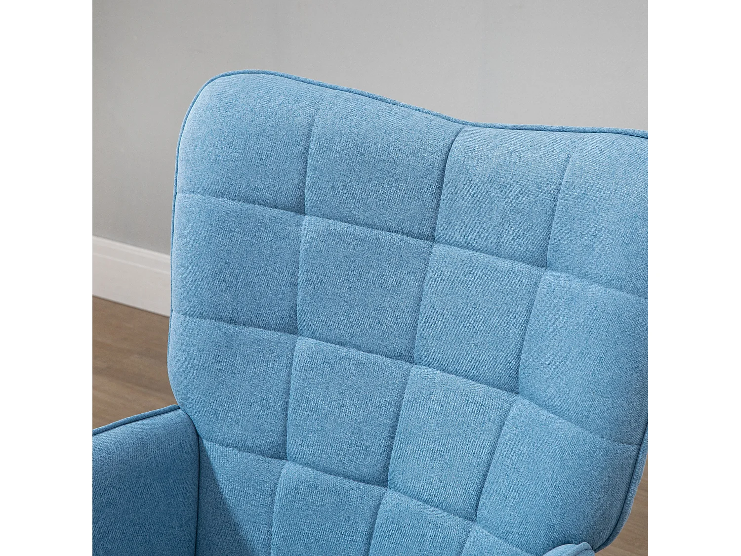 Butaca de salón azul 71x76x101 cm HOMCOM