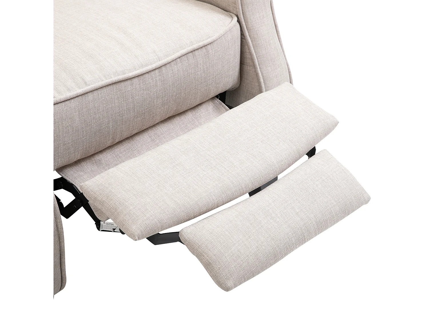 Sillón relax gris claro 77x88x102 cm HOMCOM