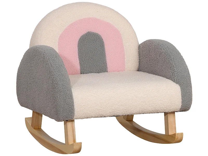 Sillón infantil gris 50x45x44 cm HOMCOM