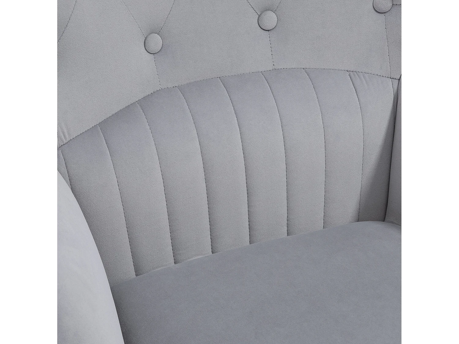 Sillón individual gris 68x72x103 cm HOMCOM