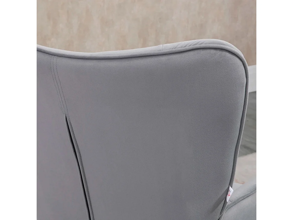 Sillón individual gris 68x72x103 cm HOMCOM