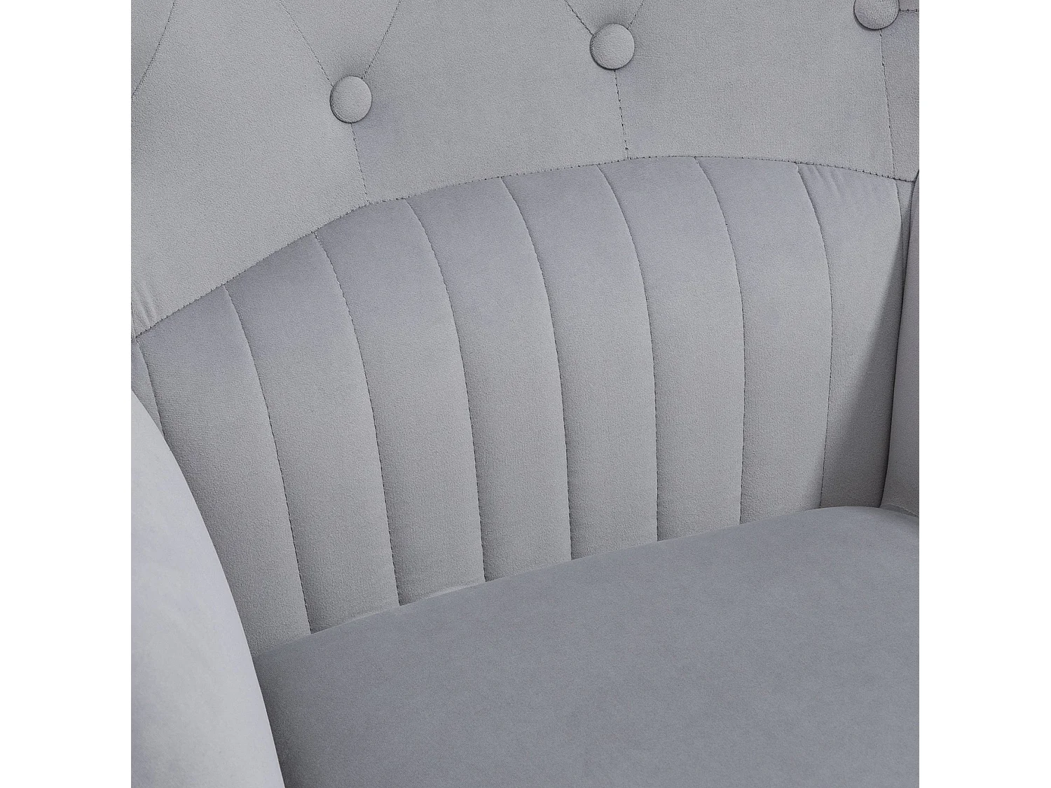 Sillón individual gris 68x72x103 cm HOMCOM