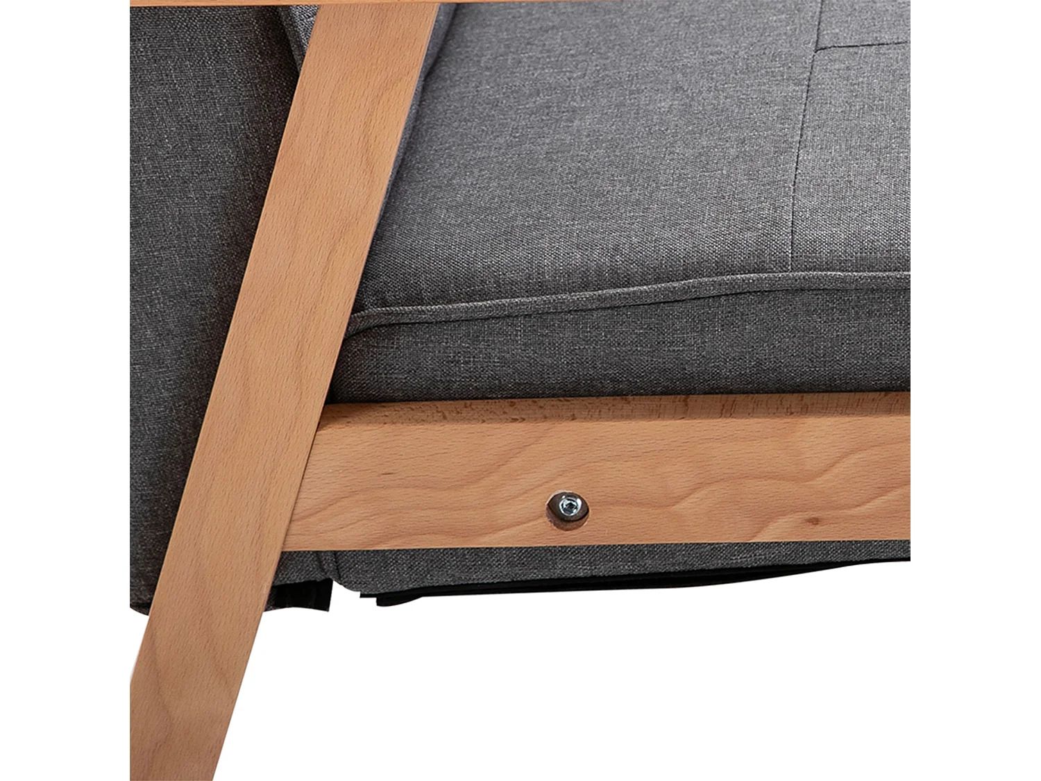 Sillón individual gris 70x64.5x74 cm HOMCOM