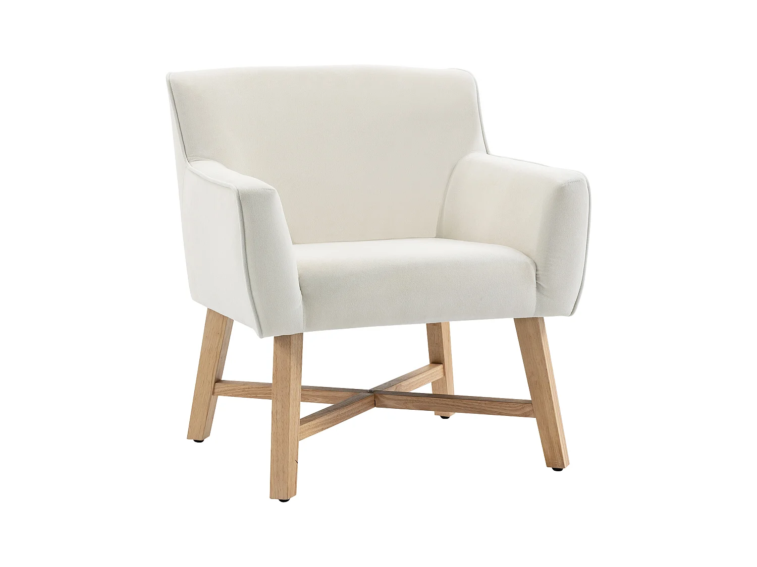 Butaca de salón blanco 67x65x74 cm HOMCOM