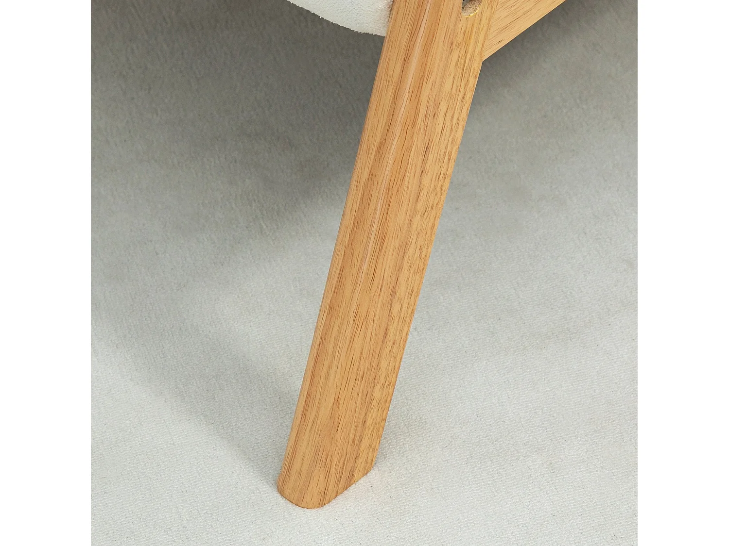 Butaca de salón crema 68x75x78 cm HOMCOM